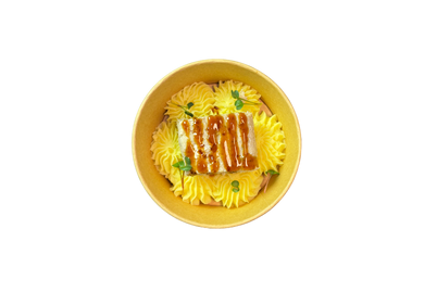 Рыбный галантин с пюре из молодого картофеля